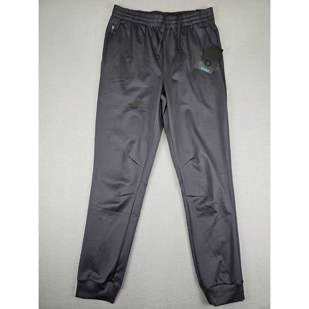 NEW Skora Running Qwick Dry Tapered Leg Pants Men's Small Black SQJ007 $42